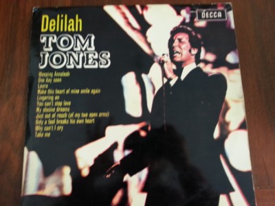 Tom Jones Deliah 33 rpm lp