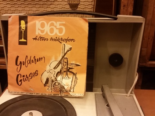 1965 altın mikrofon Yıldırım Gürses 45 devir plak